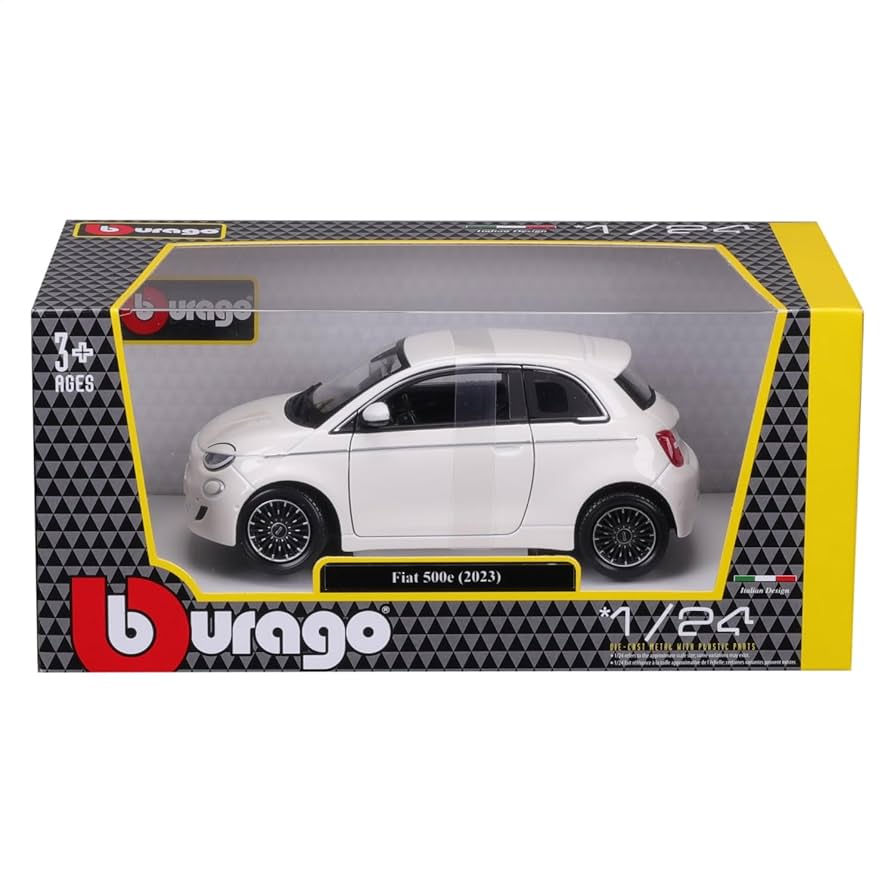 ブラゴ　FIAT ブラゴ 1/24 フィアット 500e (2003) ライトブルー